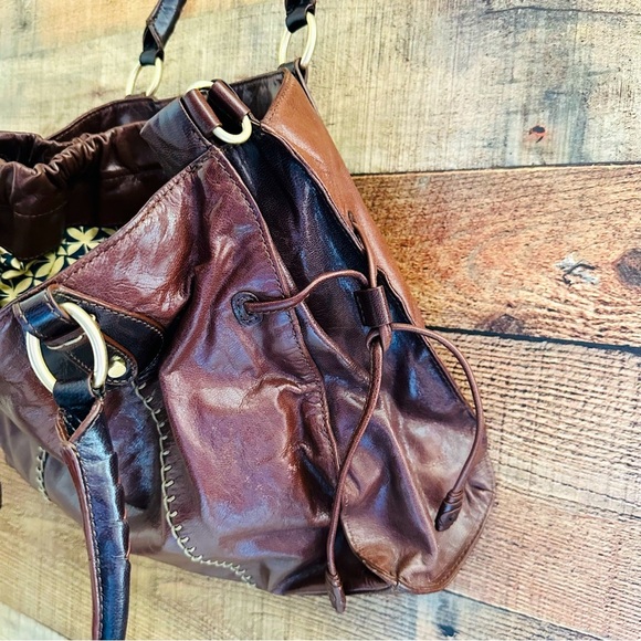 Sigrid Olsen Brown Lamb Leather Large Tote Bag - Picture 9 of 14